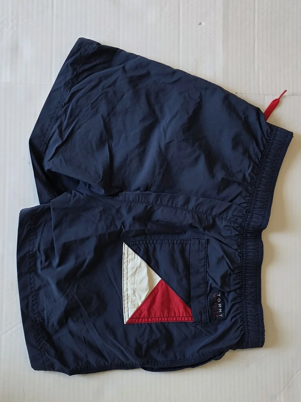 Tommy Hilfiger Navy Men Swim Shorts Drawstring Pool Beach Resortwear